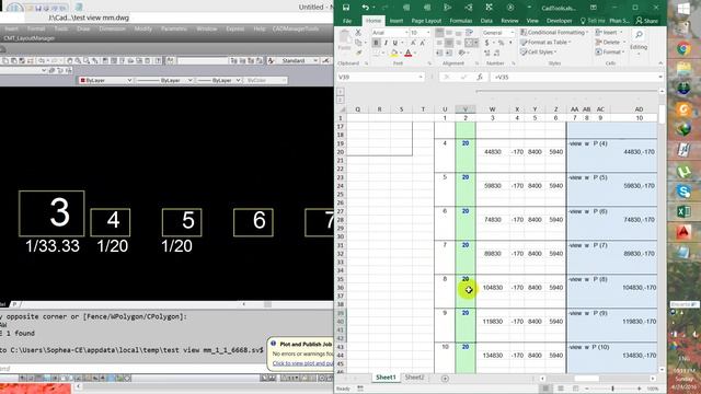 Automate Layouts in Autocad by help from Excel Sheet. смотреть онлайн