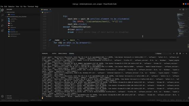WhatIsMyBrowser.com #Scraper | Headless #Selenium #Firefox Anti-detection Scraping смотреть онлайн