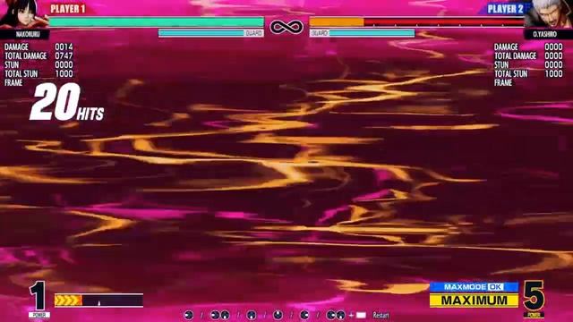 King of Fighters XV Team Samurai TOD 100% combos смотреть онлайн
