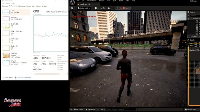 Unreal Engine 5 Matrix City Sample | GTX 1070 Ti | Ryzen 5 3600 смотреть онлайн