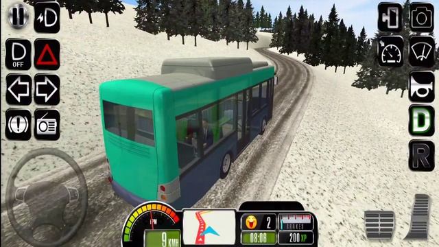 Bus Simulator Offroad and Snow road Driving - Android Games - PK GAME TV смотреть онлайн