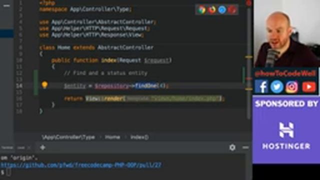 Live PHP Coding Stream #24 Creating OOP course for FreeCodeCamp - Making a PHP PDO MySQL Connection смотреть онлайн