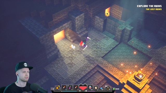 I FOUND THE SOGGY CAVES MAP IN MINECRAFT DUNGEONS - Soggy Caves Default x6 Difficulty смотреть онлайн