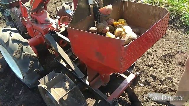 Посадка картофеля мотоблоком агрос смотреть онлайн