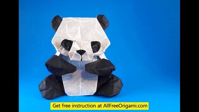 how to make a origami panda смотреть онлайн
