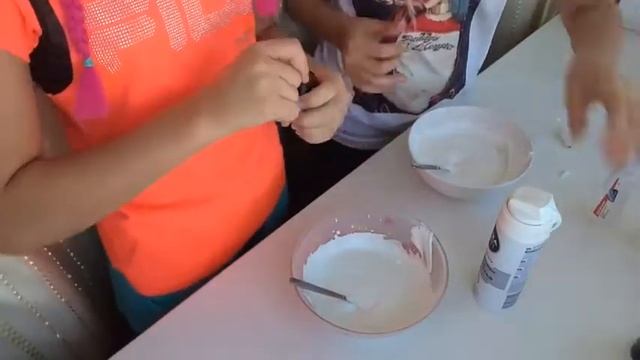 Как сделать Fluffy slime? Легко! Делаем флаффи слайм! смотреть онлайн