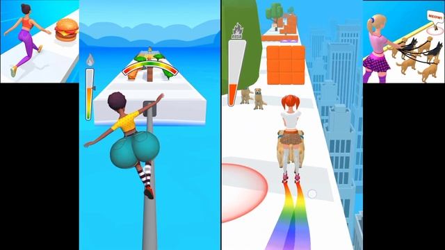 Twerk Race 3D VS Dog Whisperer 2023 All Levels Gameplay Android Walkthrough NewUpdate смотреть онлайн