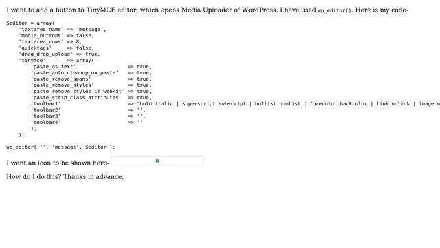 Wordpress: wp_editor - Media uploader button to tinymce (2 Solutions!!) смотреть онлайн