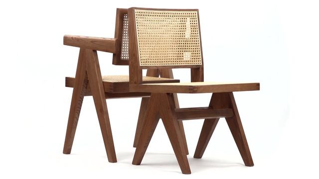 Pierre Jeanneret Floating Back Armchair & Dining Chair | Mid Century Modern Furniture