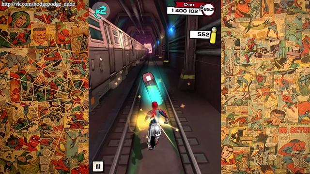 Spider-Man Unlimited играю #101 (мобильная версия) iOs смотреть онлайн
