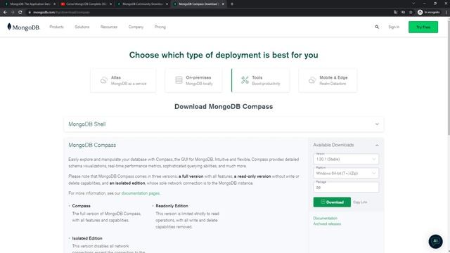 Installare MongoDB ed interfaccia grafica - PYMONGO Tutorial Italiano 01 смотреть онлайн
