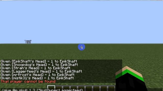 Как получить голову любого игрока в майнкрафт