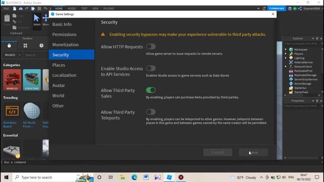 how to enable third party sales in Roblox studios смотреть онлайн