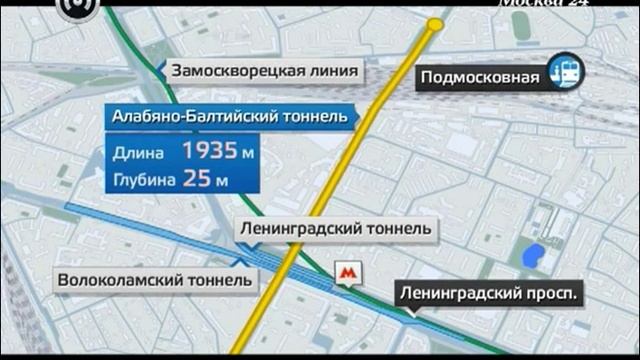 План города - московские хорды