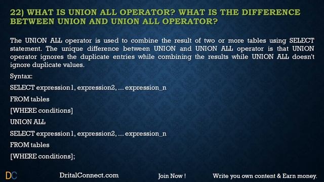 SQLite Interview Questions and Answers смотреть онлайн