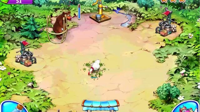 Игра Веселая ферма Остров безумного медведя