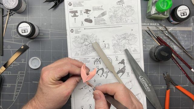 Tamiya DUCATI SUPERLEGGERA V4 Build. Steps 29 & 30