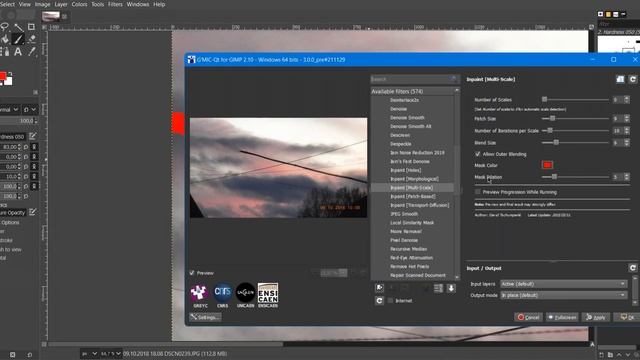 Removing Wires in GIMP Using G'MIC Plugin смотреть онлайн