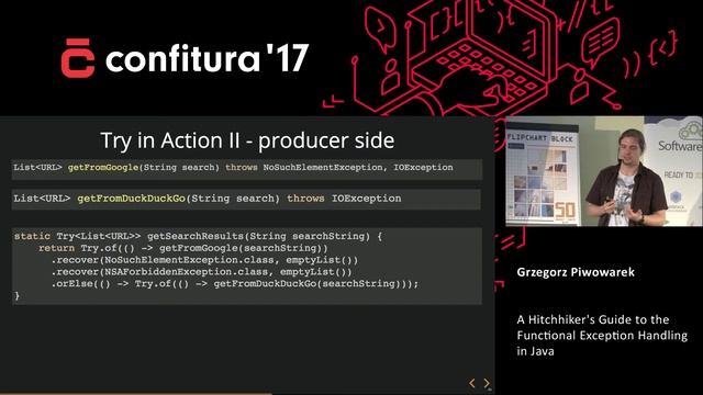 2017 - Grzegorz Piwowarek - A Hitchhiker's Guide to the Functional Exception Handling in Java смотреть онлайн