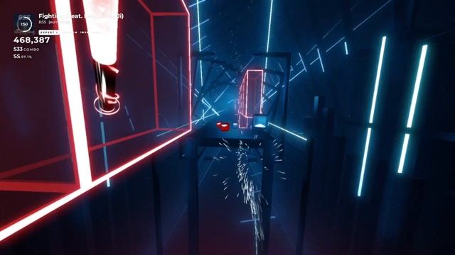 [Beat Saber] BSS - Fighting (Feat. Lee Young Ji) Expert+ Gameplay смотреть онлайн