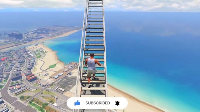 SHINCHAN AND FRANKLIN FOUND AN ULTIMATE SECRET STAIRWAY TO HEAVEN CHALLENGE IN GTA 5 смотреть онлайн