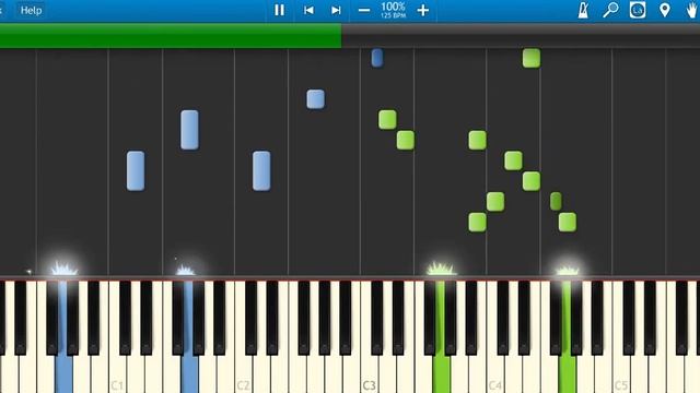 ?Por una Cabeza - Argentine tango (Piano Tutorial Synthesia)❤️♫ смотреть онлайн