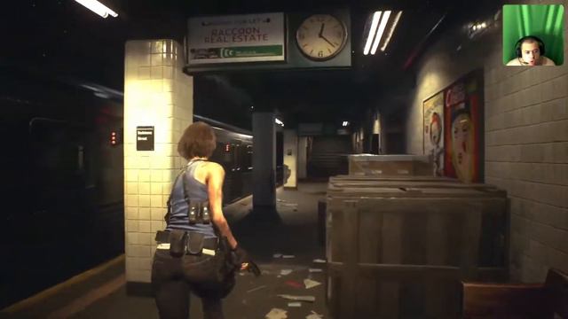 Полное прохождение игры Resident Evil 3 Remake с вебкой - Часть 1 | Выбиваем платину | Хоррор | PS5 смотреть онлайн