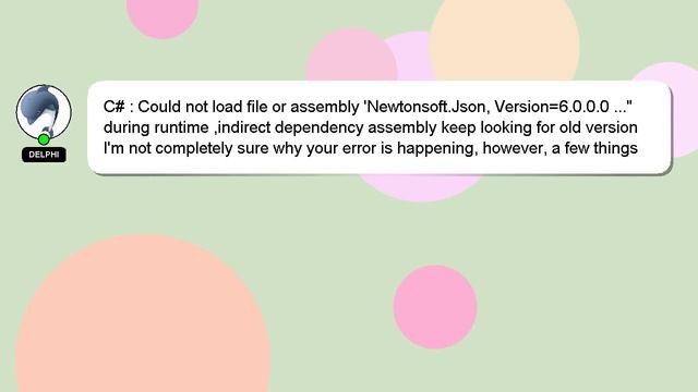 C# : Could not load file or assembly 'Newtonsoft.Json, Version=6.0.0.0 ..." during runtime ,indirec смотреть онлайн