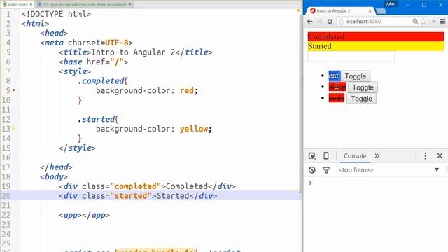 13 - angular 2 controlling how styles are shared with view encapsulation смотреть онлайн