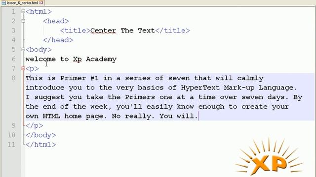 How to Center Text in HTML : Create Web Pages Using HTML смотреть онлайн