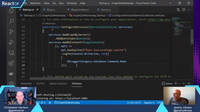 Blazor Web Apps using GraphQL and EF Core with Jeremy Likness | Web Wednesday смотреть онлайн