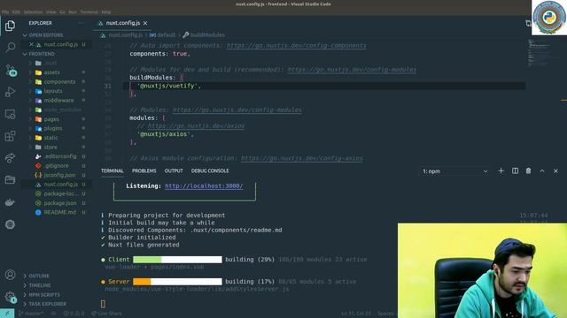 2. Prepare Login Signup form with NuxtJS смотреть онлайн