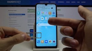 Как вставить сим-карту и карту памяти в Huawei Y6 2019 — Первая настройка