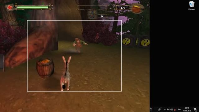 Прохождение №2 Шрек 2#Осёл в лесу