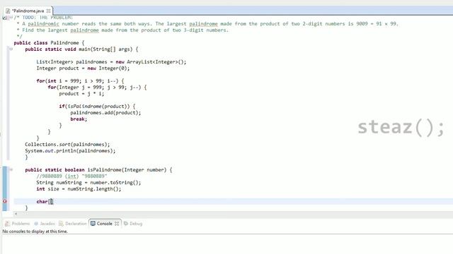 FIRST EPISODE!: Learning to program - Project Euler #4 (Java Programming Language - How To) смотреть онлайн