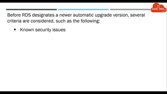 24 Automatic minor version upgrades for PostgreSQL смотреть онлайн