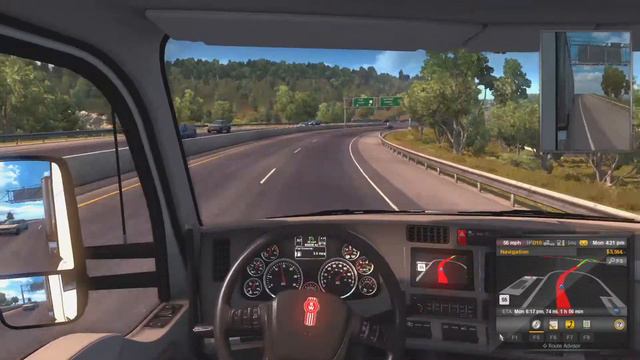 ATS: Causing Chaos on the Freeway (American Truck Simulator) смотреть онлайн