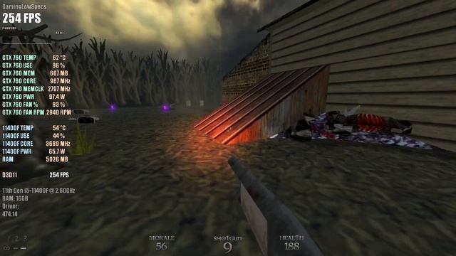 DUSK - GTX 760 3GB - Intel i5-11400F - 1080p High Benchmark смотреть онлайн