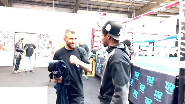 SHAKUR STEVENSON AND VASILIY LOMACHENKO RUN INTO EACH OTHER AT THE TOP RANK GYM | TBV EXCLUSIVE смотреть онлайн