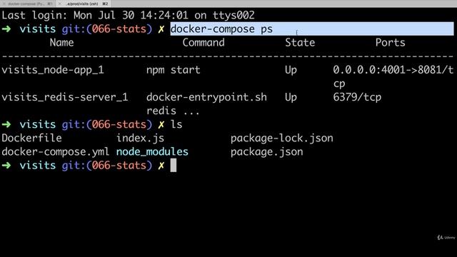 Docker and Kubernetes || Part 51 || Container Status with Docker Compose смотреть онлайн