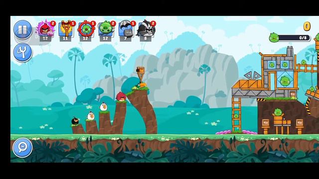 Angry birds (slingshot games) gameplay смотреть онлайн