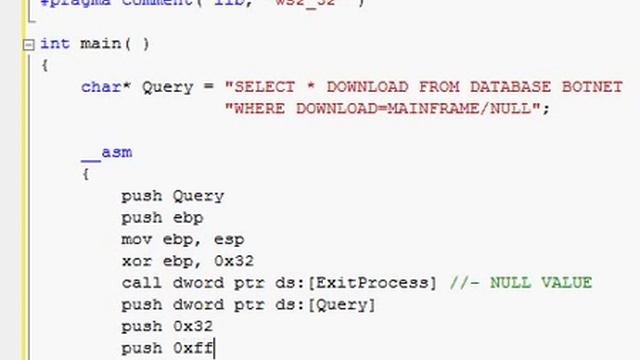 Executing SQL Query Code via Mainframe Download Botnet смотреть онлайн