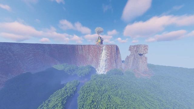 Paradise Falls in Minecraft (From "Up") смотреть онлайн