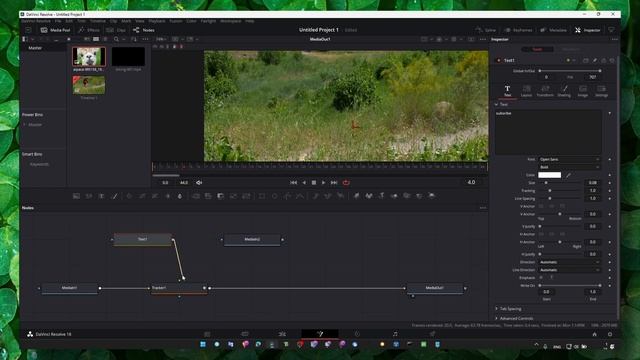 How To Use A Tracker Node To Attach Text And Image In Davinci Resolve 18 EASY METHOD 2 MINUTE смотреть онлайн