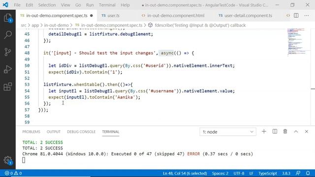Chapter 16 Input Output | Angular Unit Testing | Jasmine | Karma смотреть онлайн