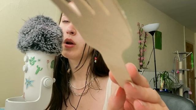 asmr | raking and scratching away your negative energy & fork mic scratching смотреть онлайн