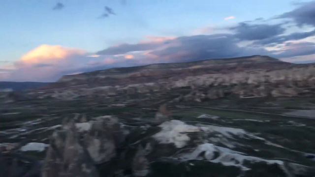 Cappadocia. Sunset point in Göreme. смотреть онлайн