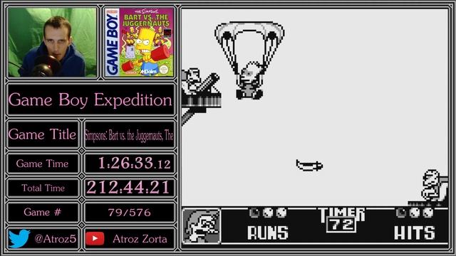 Game Boy Expedition! Game 79/576 Simpsons: Bart vs. the Juggernauts, The (Part 1) смотреть онлайн