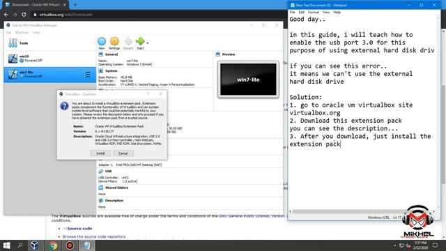 How to enable usb 2.0 and 3.0 ports in Oracle VirtualBox #virtualbox #oraclevbox #enableusbports смотреть онлайн