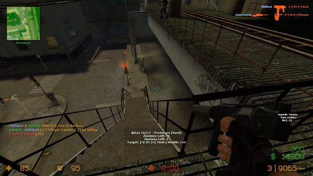 Counter Strike Source Zombie Riot boss fights online gameplay on Assault map смотреть онлайн